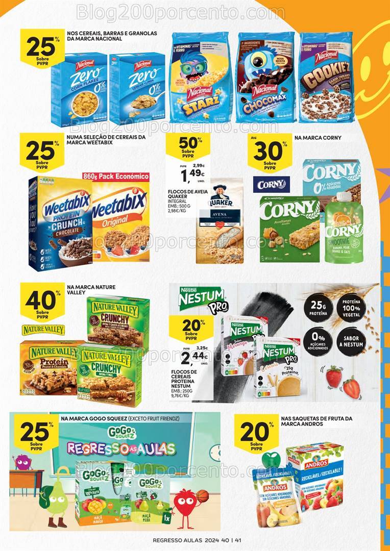 Antevisão Folheto CONTINENTE Regresso às Aulas Promoções de 3 a 22 setembro