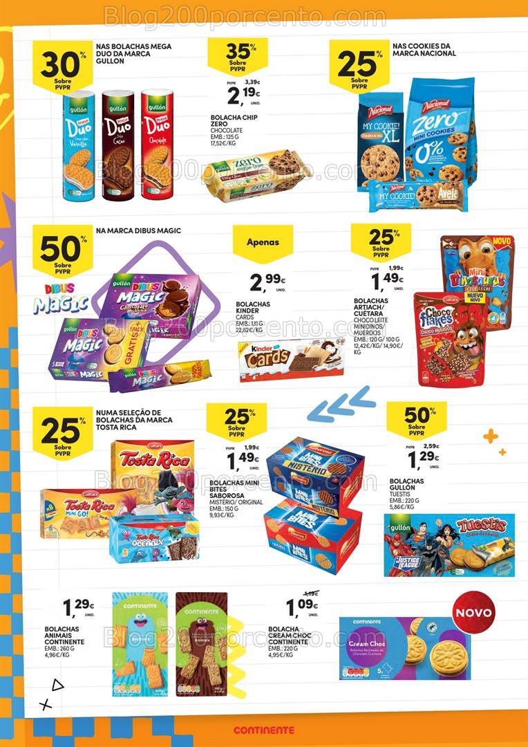 Antevisão Folheto CONTINENTE Regresso às Aulas Promoções de 3 a 22 setembro