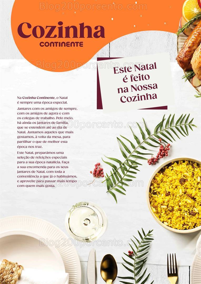 Antevisão Folheto CONTINENTE Take Away Natal Promoções de 31 outubro a 31 dezembro