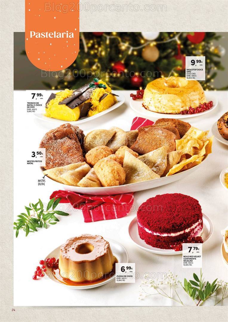 Antevisão Folheto CONTINENTE Take Away Natal Promoções de 31 outubro a 31 dezembro