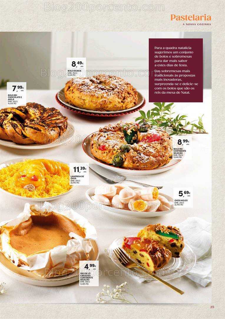 Antevisão Folheto CONTINENTE Take Away Natal Promoções de 31 outubro a 31 dezembro