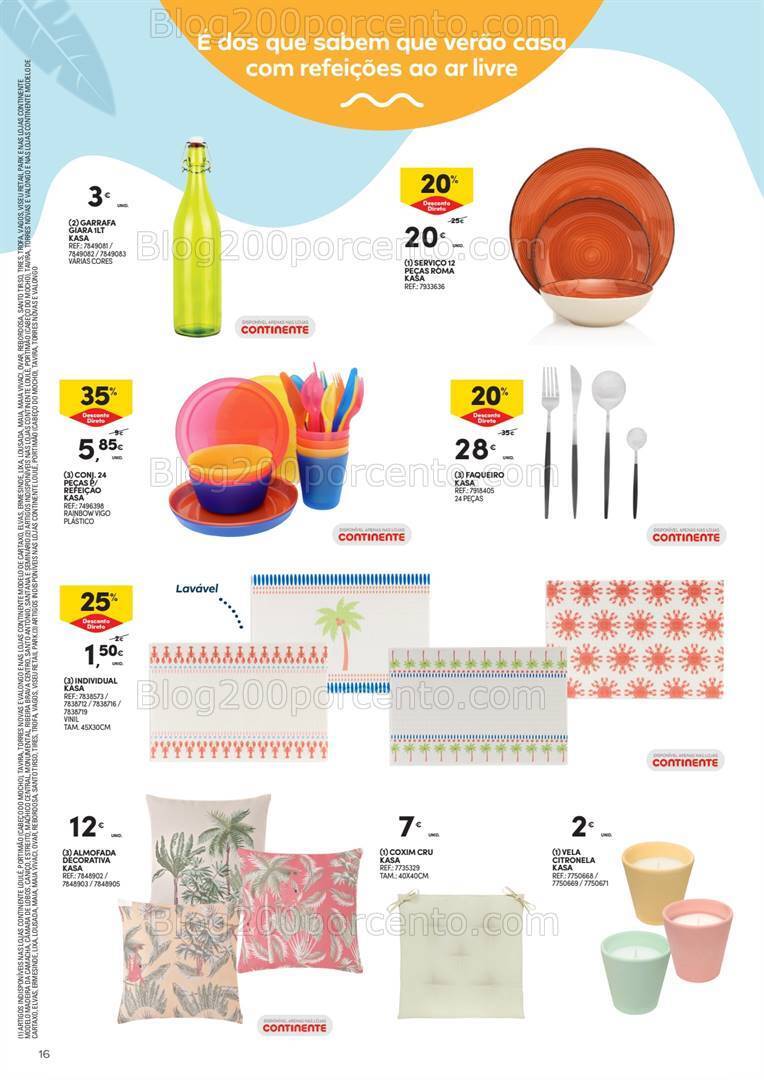 Antevisão Folheto CONTINENTE Verão Promoções de 25 junho a 28 julho