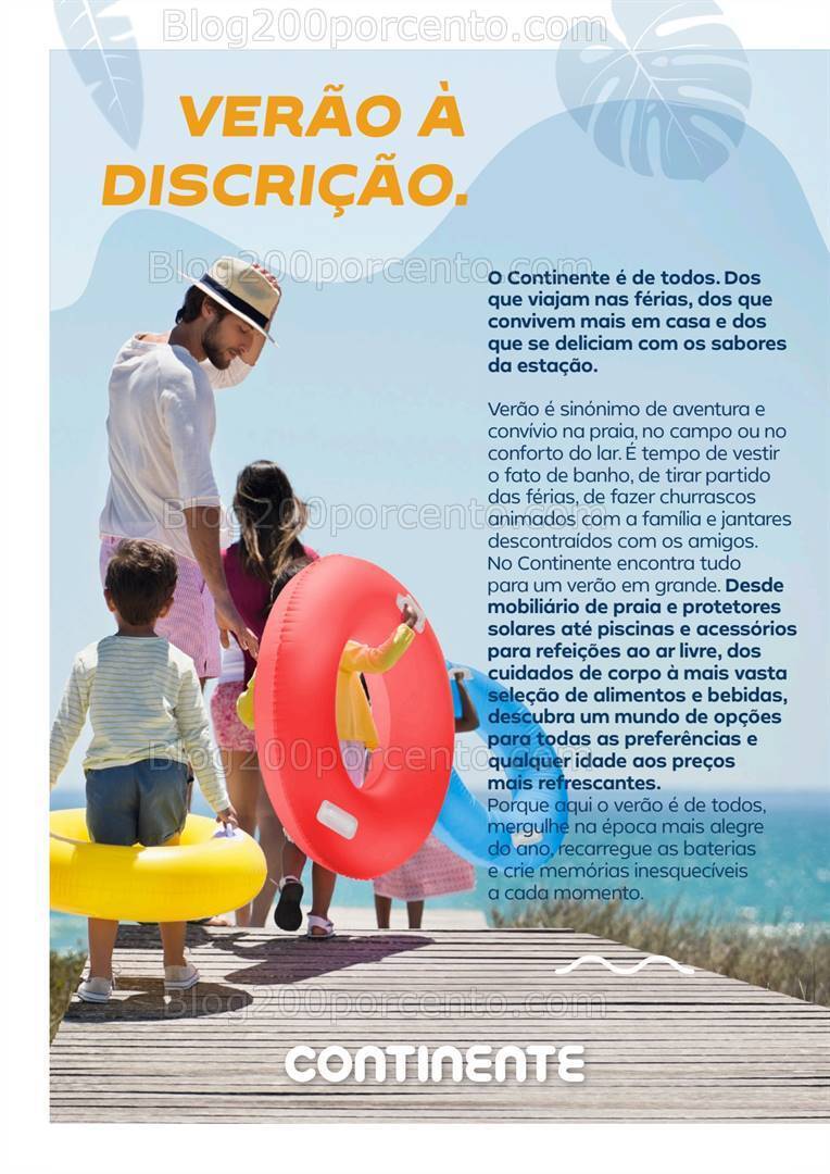Antevisão Folheto CONTINENTE Verão Promoções de 25 junho a 28 julho