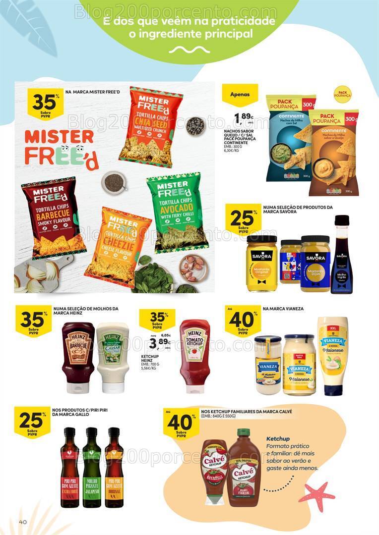 Antevisão Folheto CONTINENTE Verão Promoções de 25 junho a 28 julho