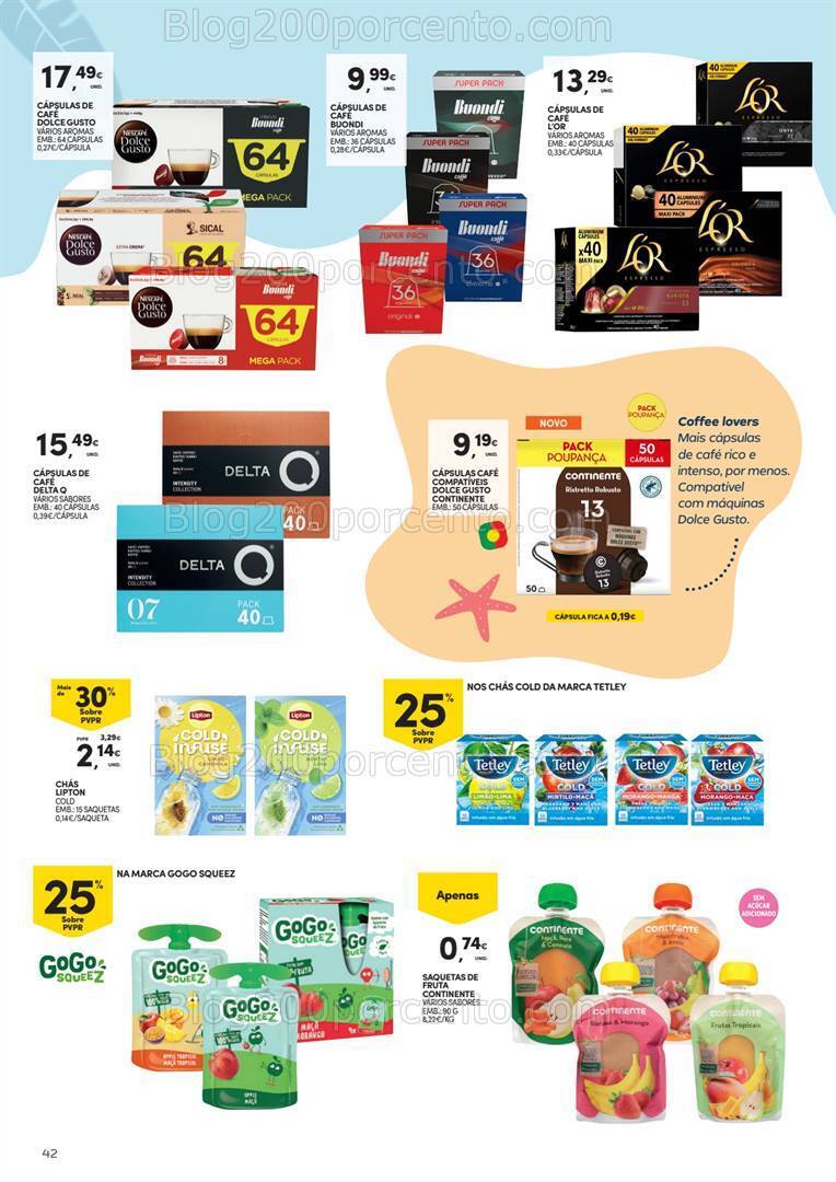 Antevisão Folheto CONTINENTE Verão Promoções de 25 junho a 28 julho