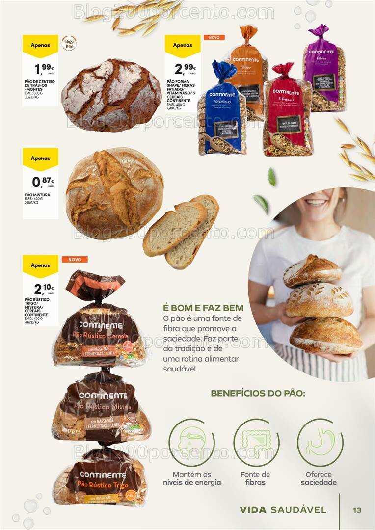 Antevisão Folheto CONTINENTE Vida Saudável Promoções de 30 abril a 12 maio