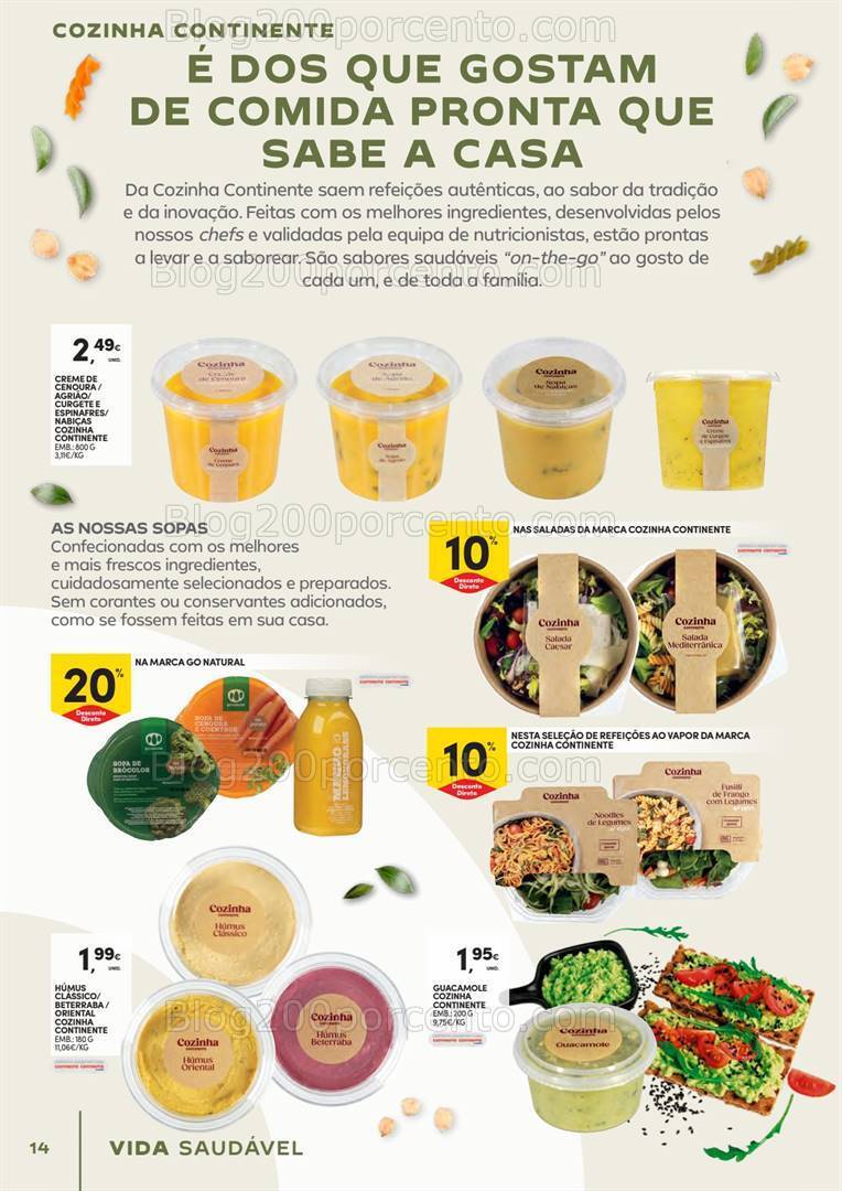 Antevisão Folheto CONTINENTE Vida Saudável Promoções de 30 abril a 12 maio