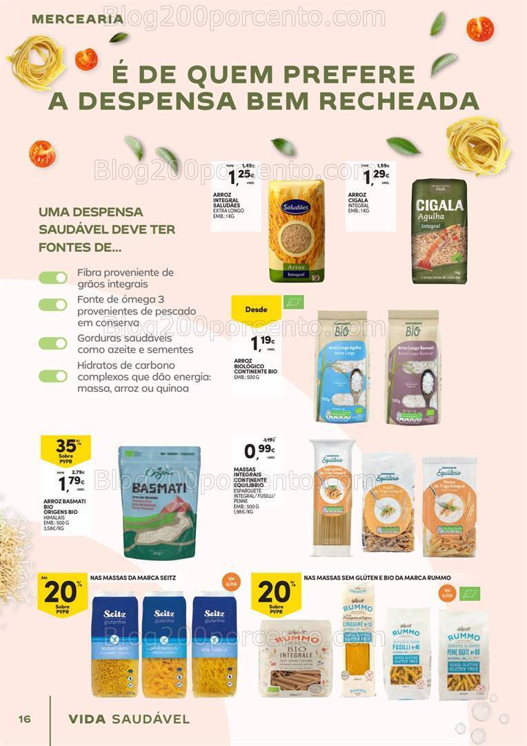 Antevisão Folheto CONTINENTE Vida Saudável Promoções de 30 abril a 12 maio