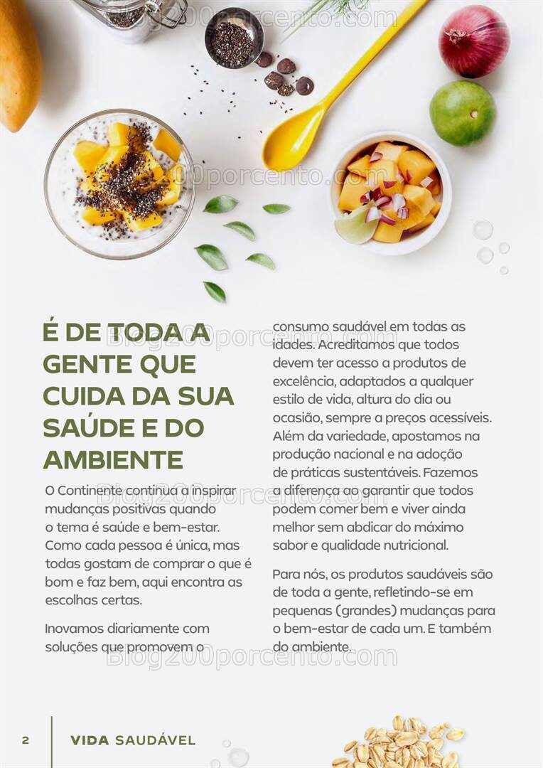 Antevisão Folheto CONTINENTE Vida Saudável Promoções de 30 abril a 12 maio