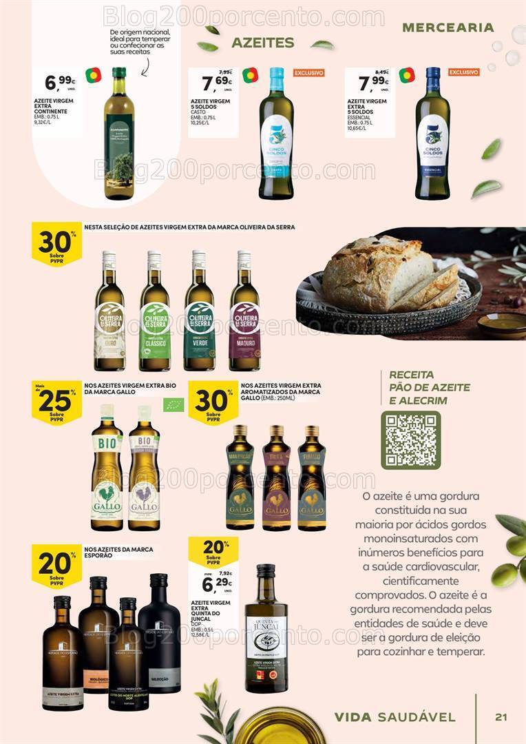 Antevisão Folheto CONTINENTE Vida Saudável Promoções de 30 abril a 12 maio
