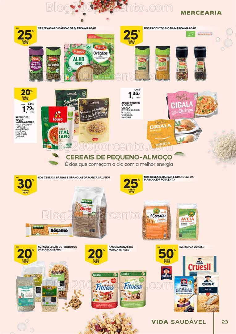 Antevisão Folheto CONTINENTE Vida Saudável Promoções de 30 abril a 12 maio