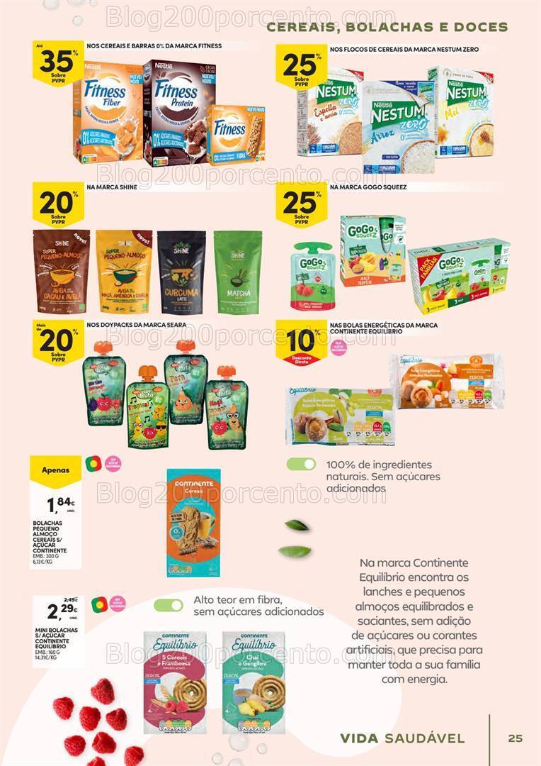 Antevisão Folheto CONTINENTE Vida Saudável Promoções de 30 abril a 12 maio