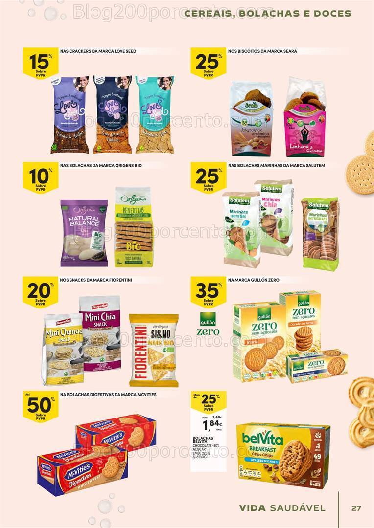 Antevisão Folheto CONTINENTE Vida Saudável Promoções de 30 abril a 12 maio