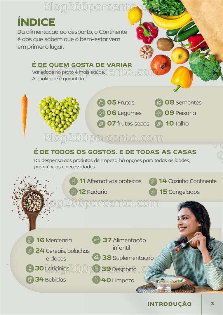 Antevisão Folheto CONTINENTE Vida Saudável Promoções de 30 abril a 12 maio