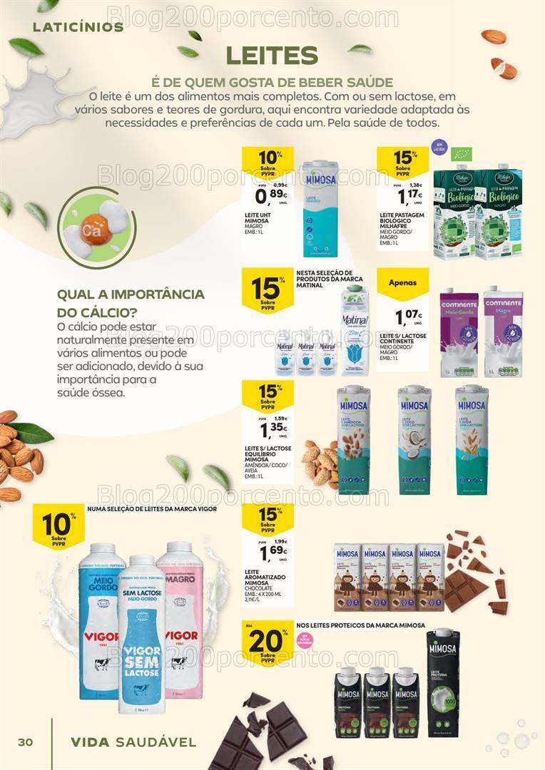 Antevisão Folheto CONTINENTE Vida Saudável Promoções de 30 abril a 12 maio