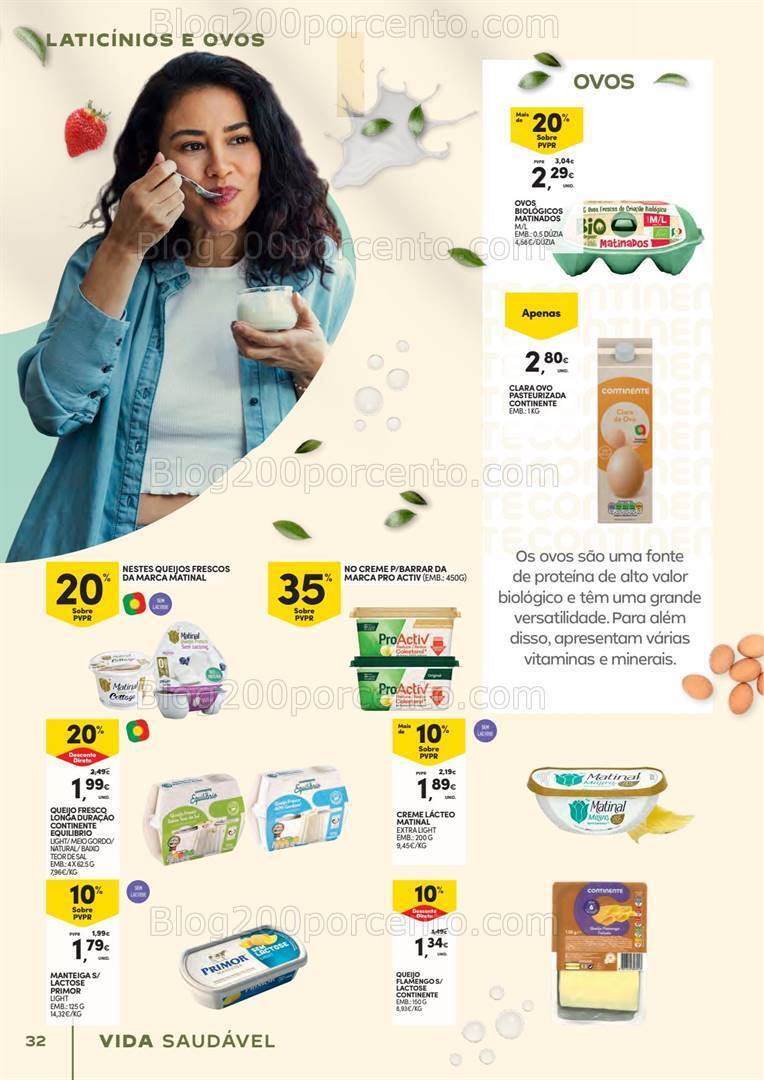 Antevisão Folheto CONTINENTE Vida Saudável Promoções de 30 abril a 12 maio