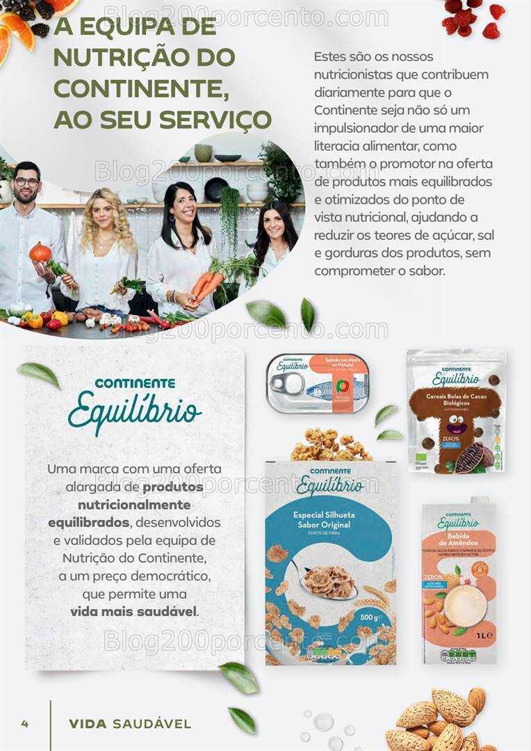 Antevisão Folheto CONTINENTE Vida Saudável Promoções de 30 abril a 12 maio