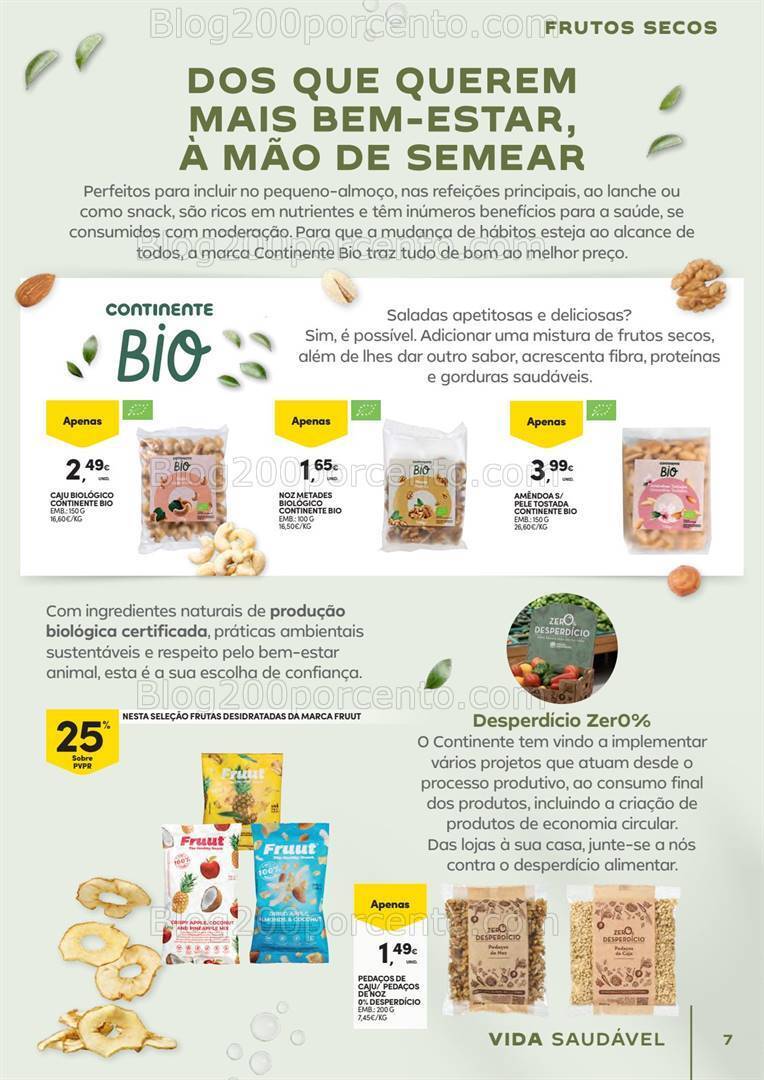 Antevisão Folheto CONTINENTE Vida Saudável Promoções de 30 abril a 12 maio