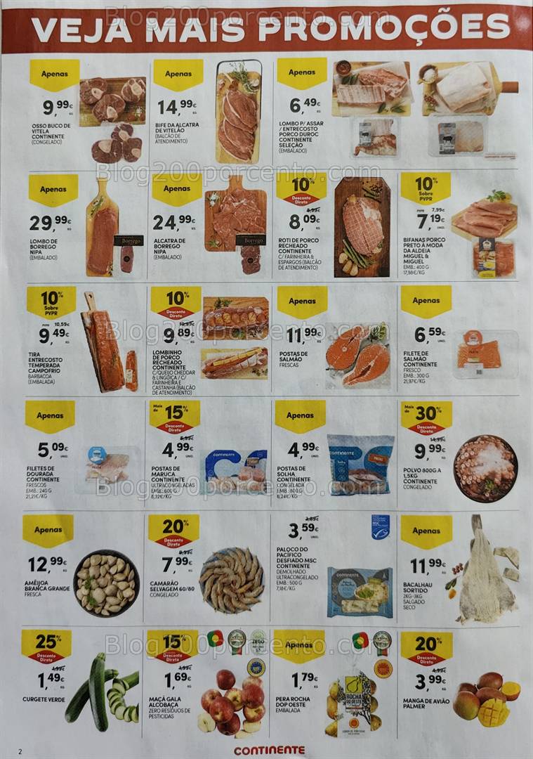 Antevisão Folheto CONTINENTE Promoções Fim de Semana - 28 a 31 março