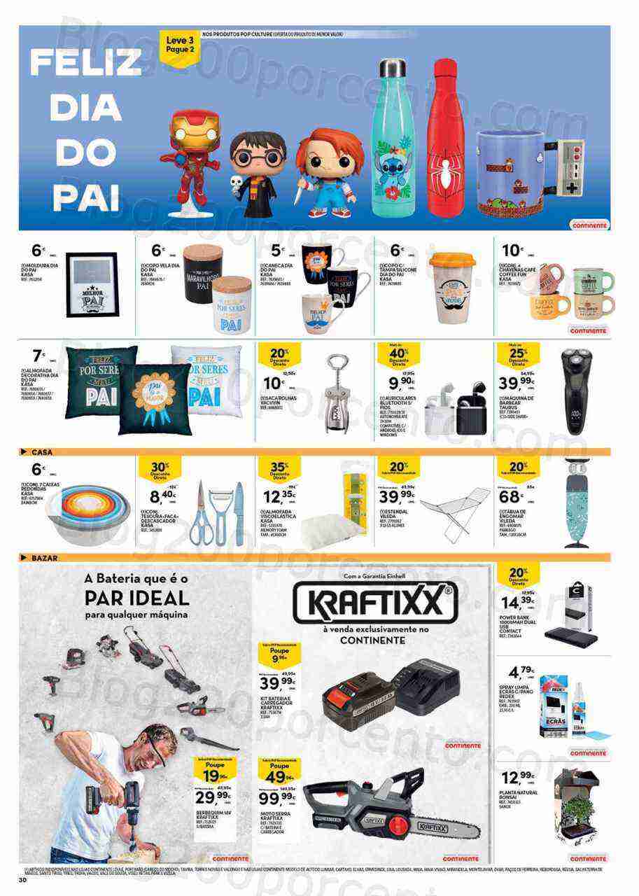 Antevisão Folheto CONTINENTE Bazar Promoções de 14 a 20 março