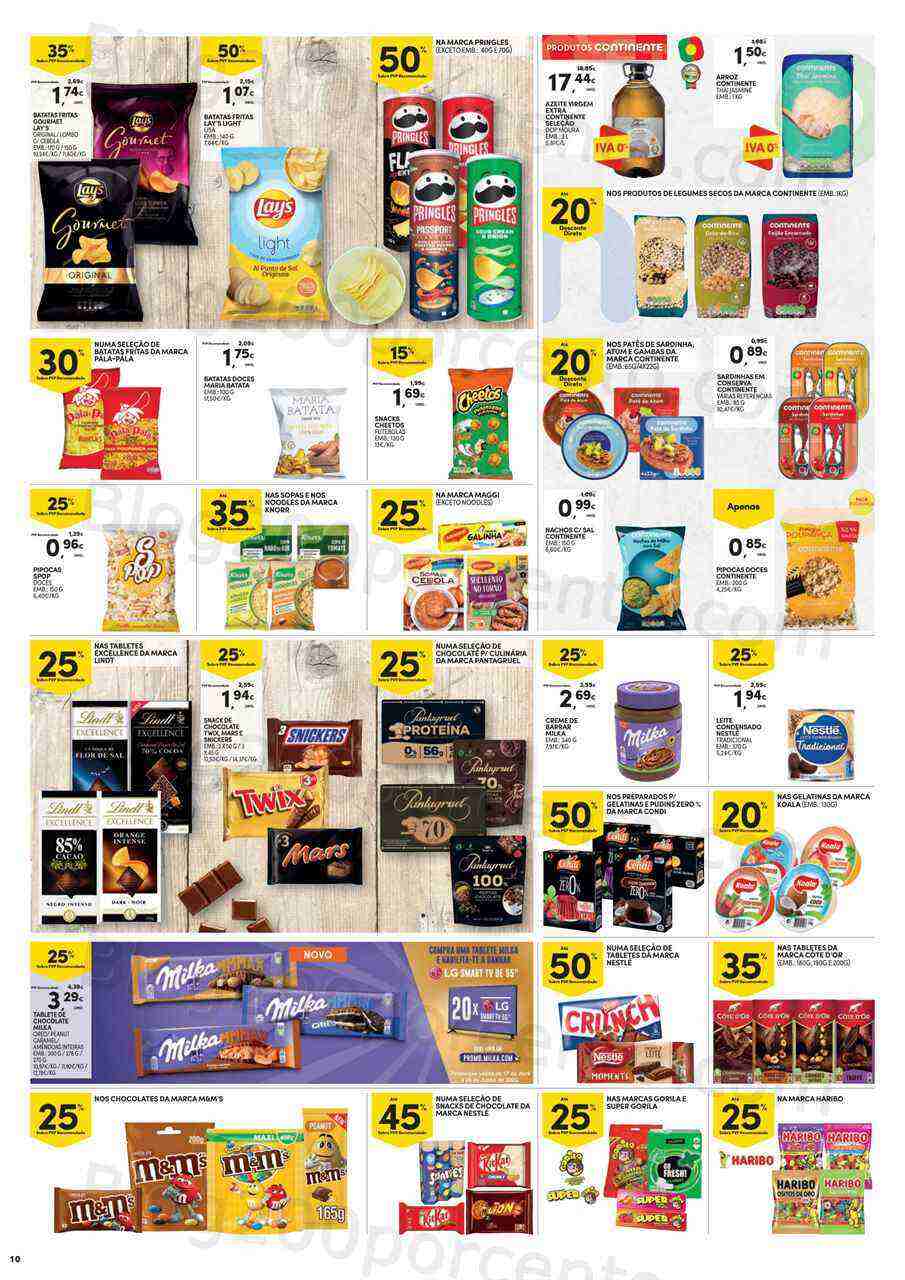 Antevisão Folheto CONTINENTE Promoções de 18 a 24 abril