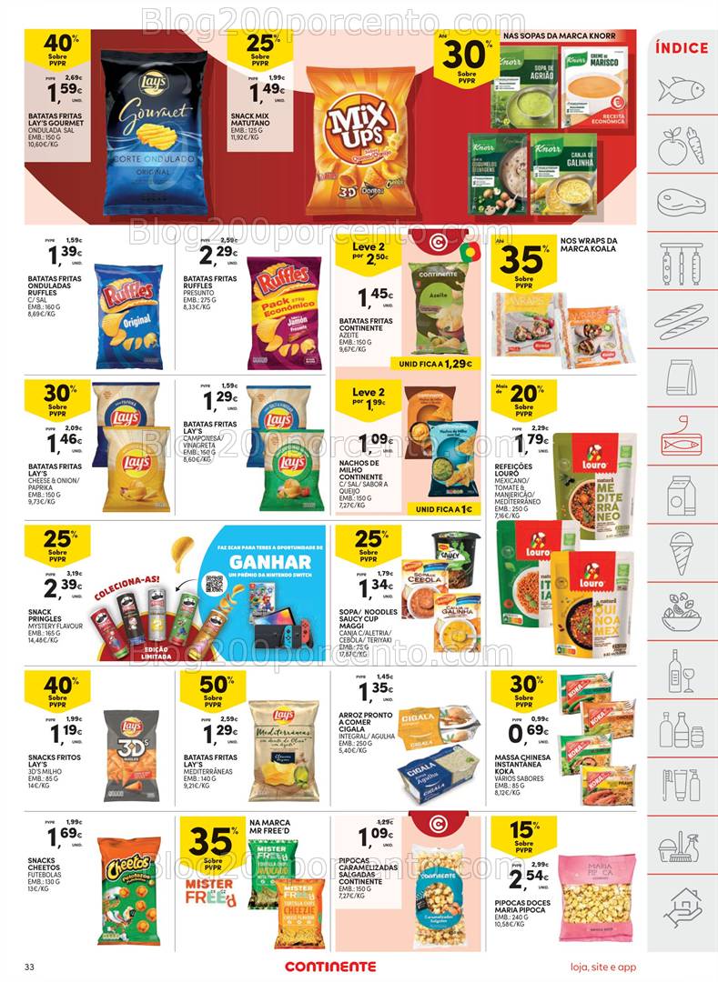 Antevisão Folheto CONTINENTE Promoções de 18 a 24 março