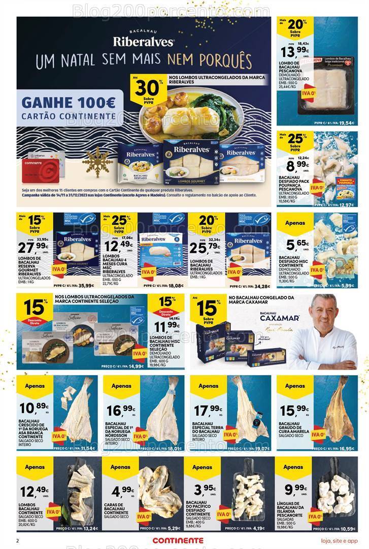 Antevisão Folheto CONTINENTE Promoções de 19 a 25 dezembro