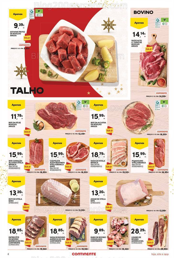 Antevisão Folheto CONTINENTE Promoções de 19 a 25 dezembro