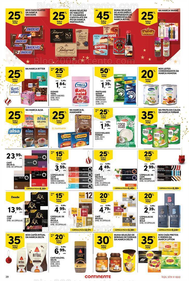Antevisão Folheto CONTINENTE Promoções de 19 a 25 dezembro