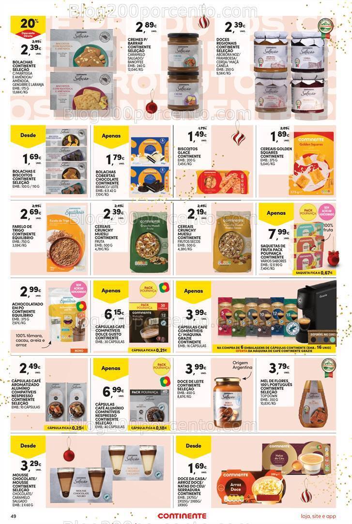 Antevisão Folheto CONTINENTE Promoções de 19 a 25 dezembro