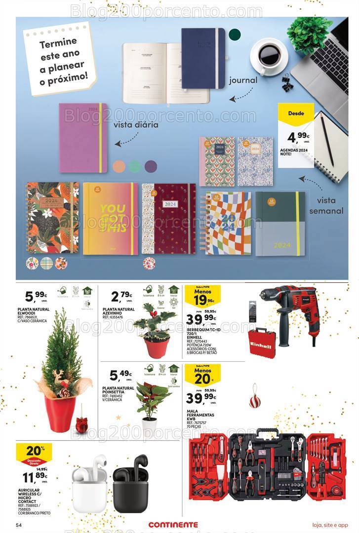 Antevisão Folheto CONTINENTE Bazar Promoções de 19 a 25 dezembro