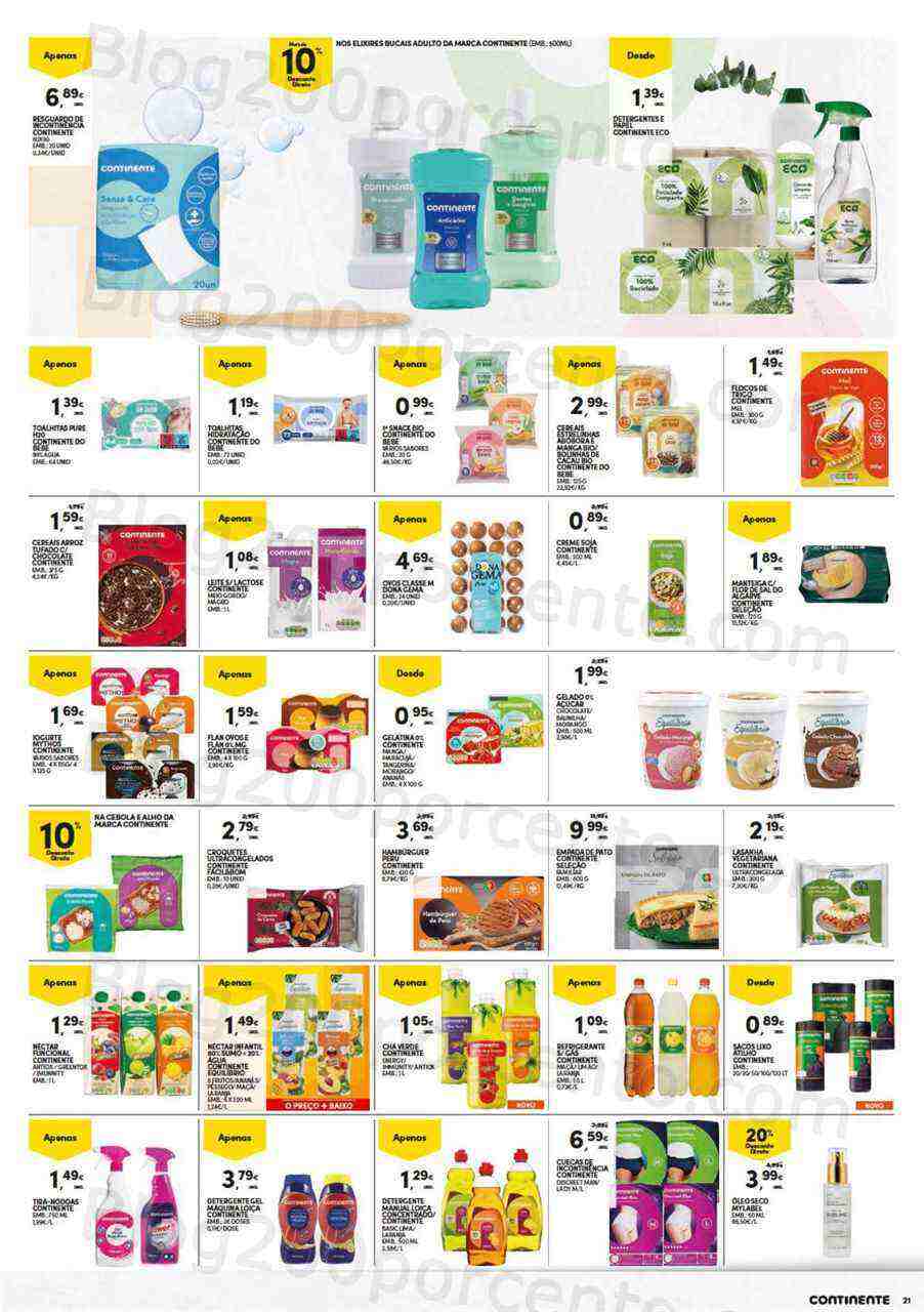 Antevisão Folheto CONTINENTE Modelo - Hiper Promoções de 21 a 27 março