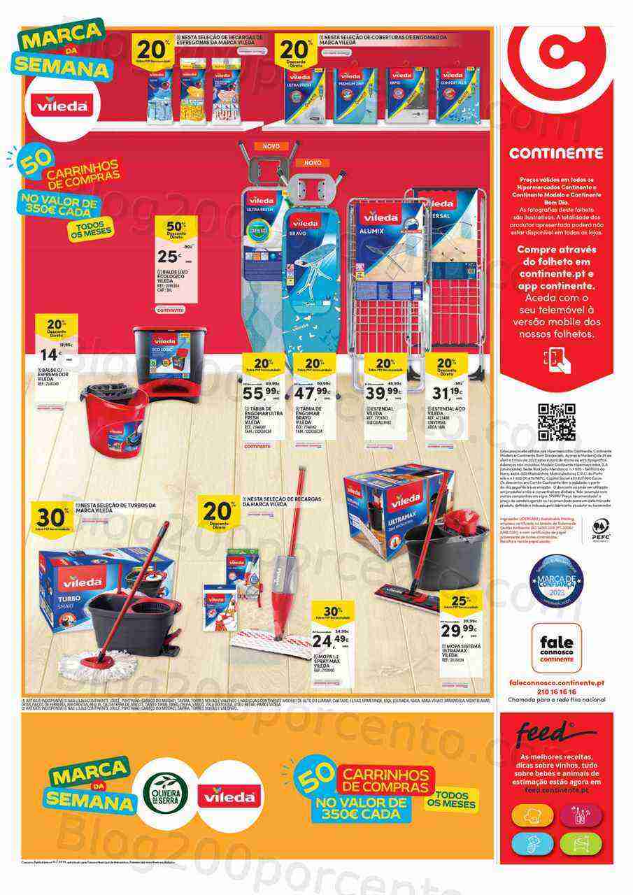 Antevisão Folheto CONTINENTE Promoções de 25 abril a 1 maio