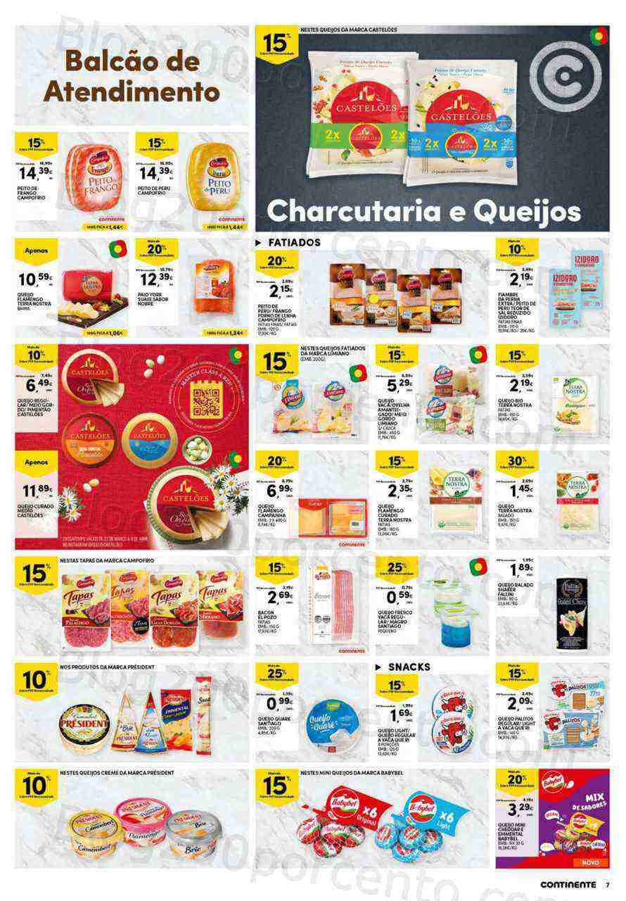 Antevisão Folheto CONTINENTE Promoções de 4 a 10 abril