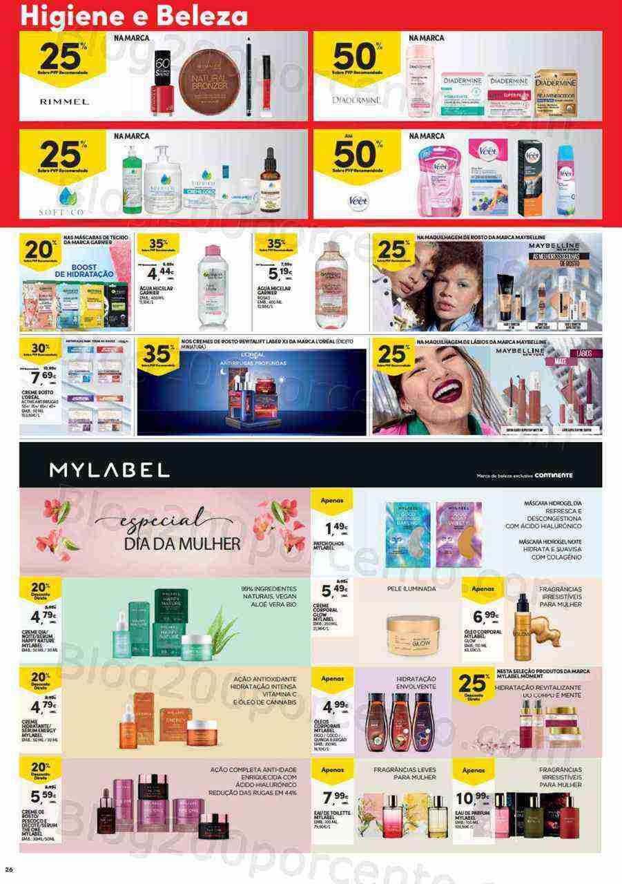 Antevisão Folheto CONTINENTE Modelo - Hiper Promoções de 7 a 13 março