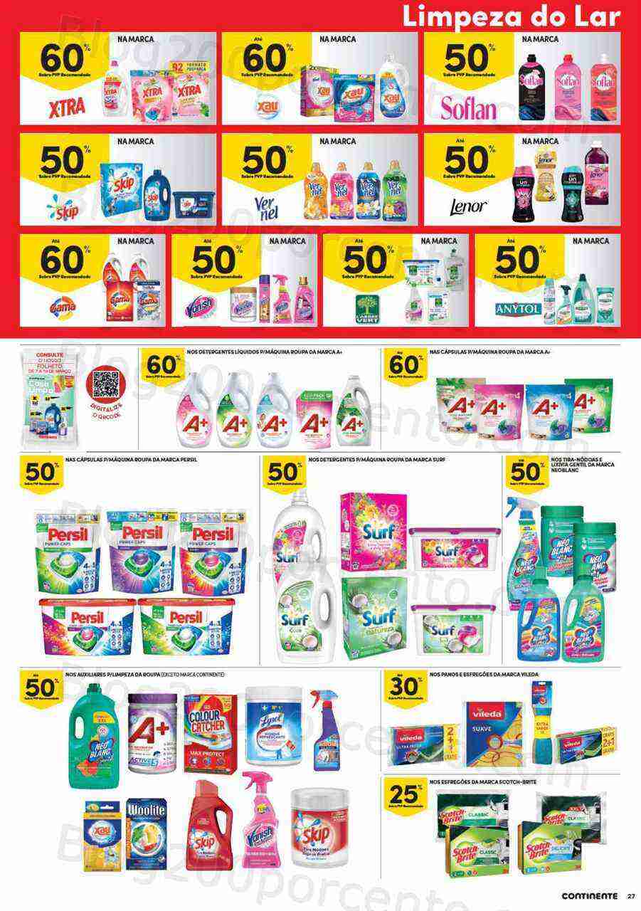 Antevisão Folheto CONTINENTE Modelo - Hiper Promoções de 7 a 13 março