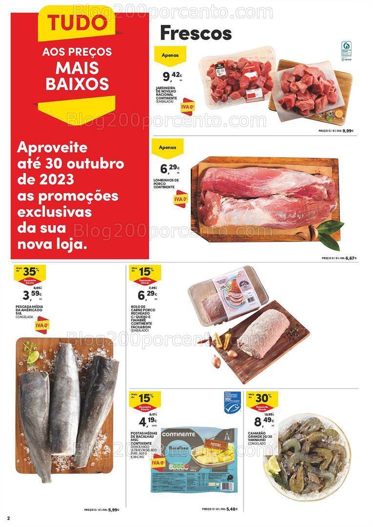 Antevisão Folheto CONTINENTE Abertura Coruche Promoções de 26 a 30 outubro
