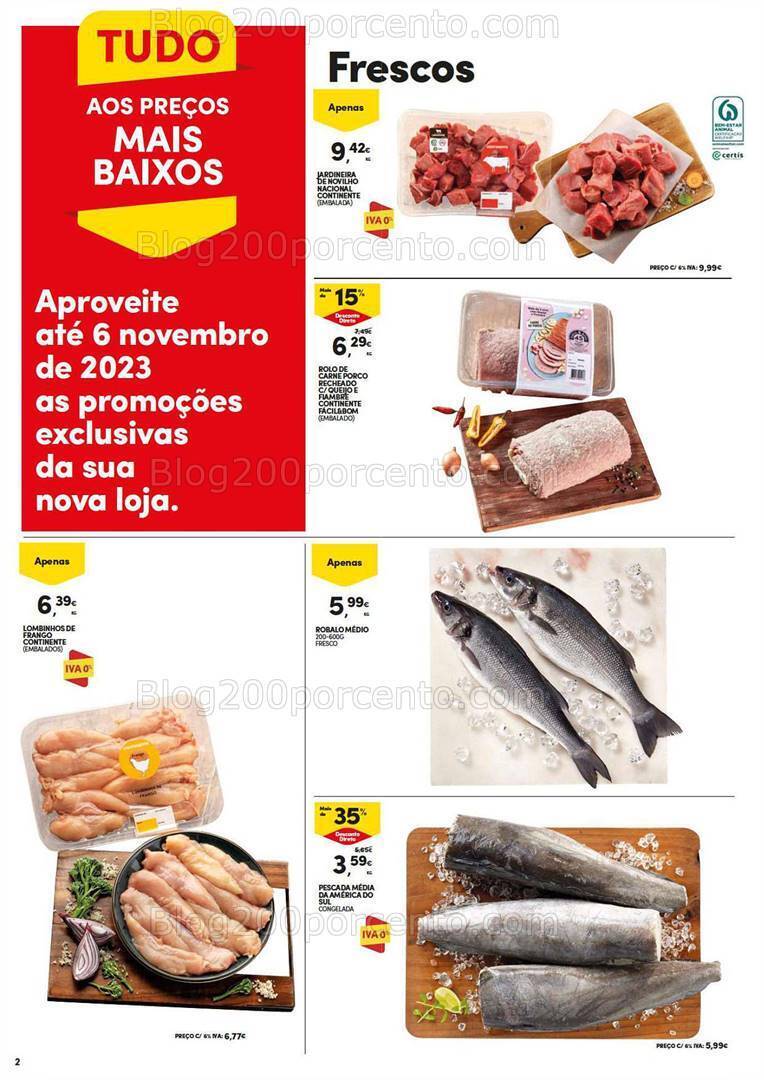 Antevisão Folheto CONTINENTE Abertura Parede Promoções de 31 outubro a 6 novembro