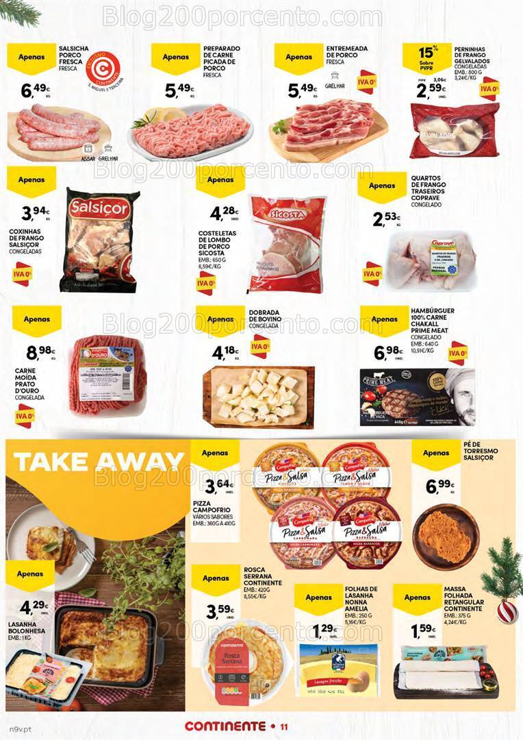 Antevisão Folheto CONTINENTE Açores Promoções 7 a 24 dezembro