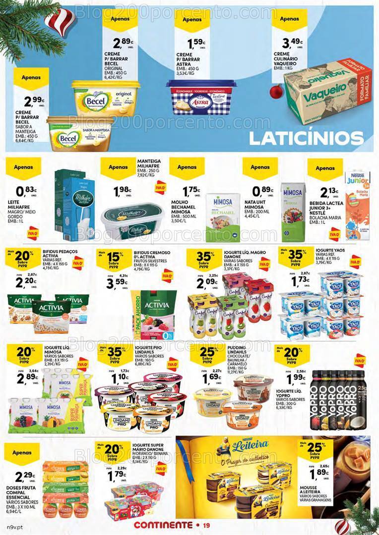 Antevisão Folheto CONTINENTE Açores Promoções 7 a 24 dezembro