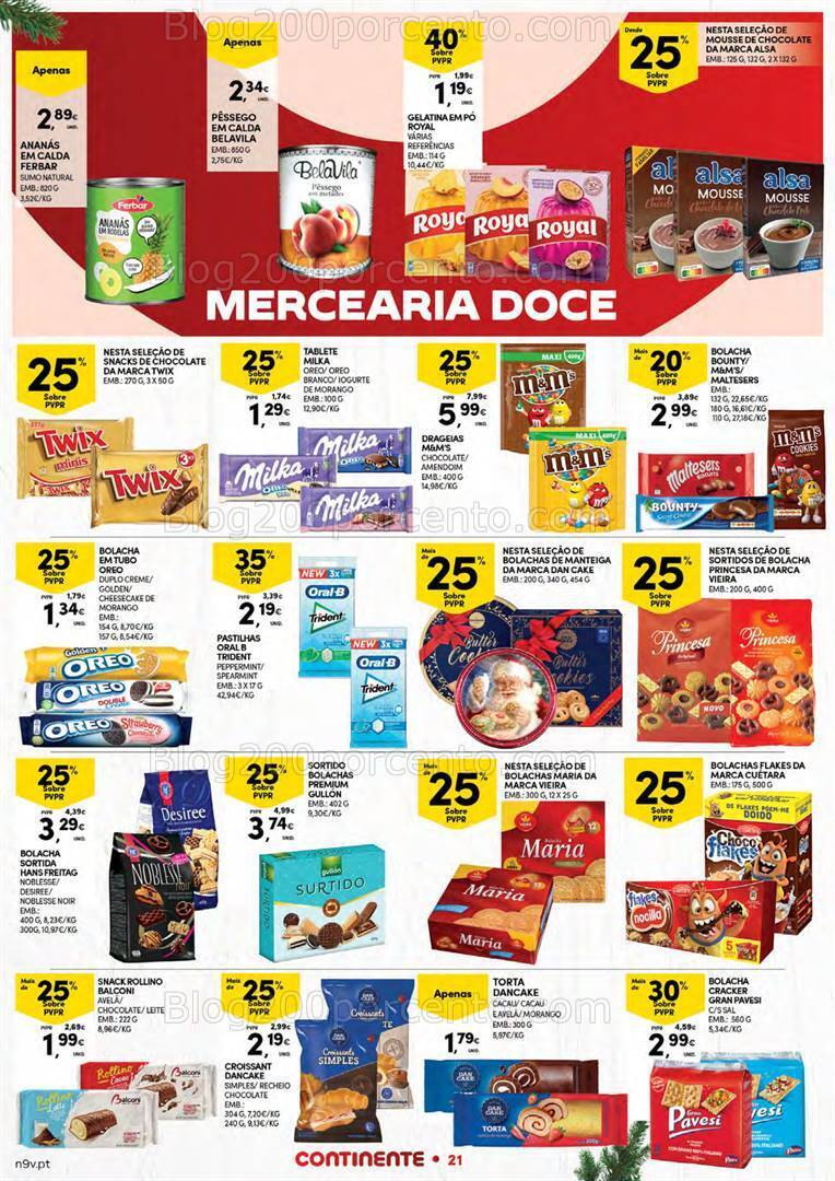 Antevisão Folheto CONTINENTE Açores Promoções 7 a 24 dezembro