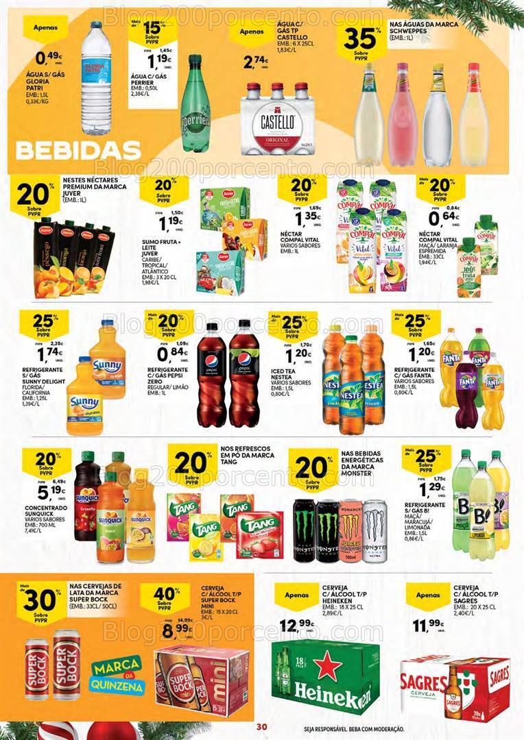 Antevisão Folheto CONTINENTE Açores Promoções 7 a 24 dezembro