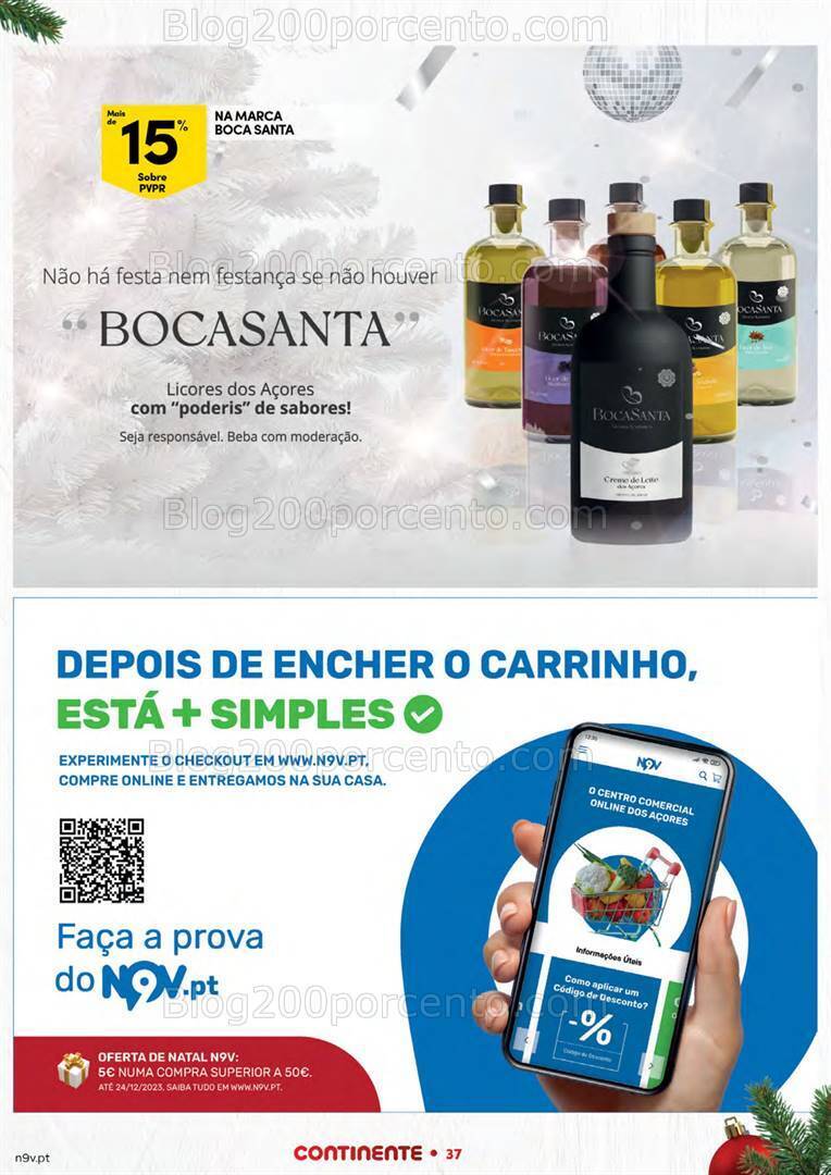 Antevisão Folheto CONTINENTE Açores Promoções 7 a 24 dezembro