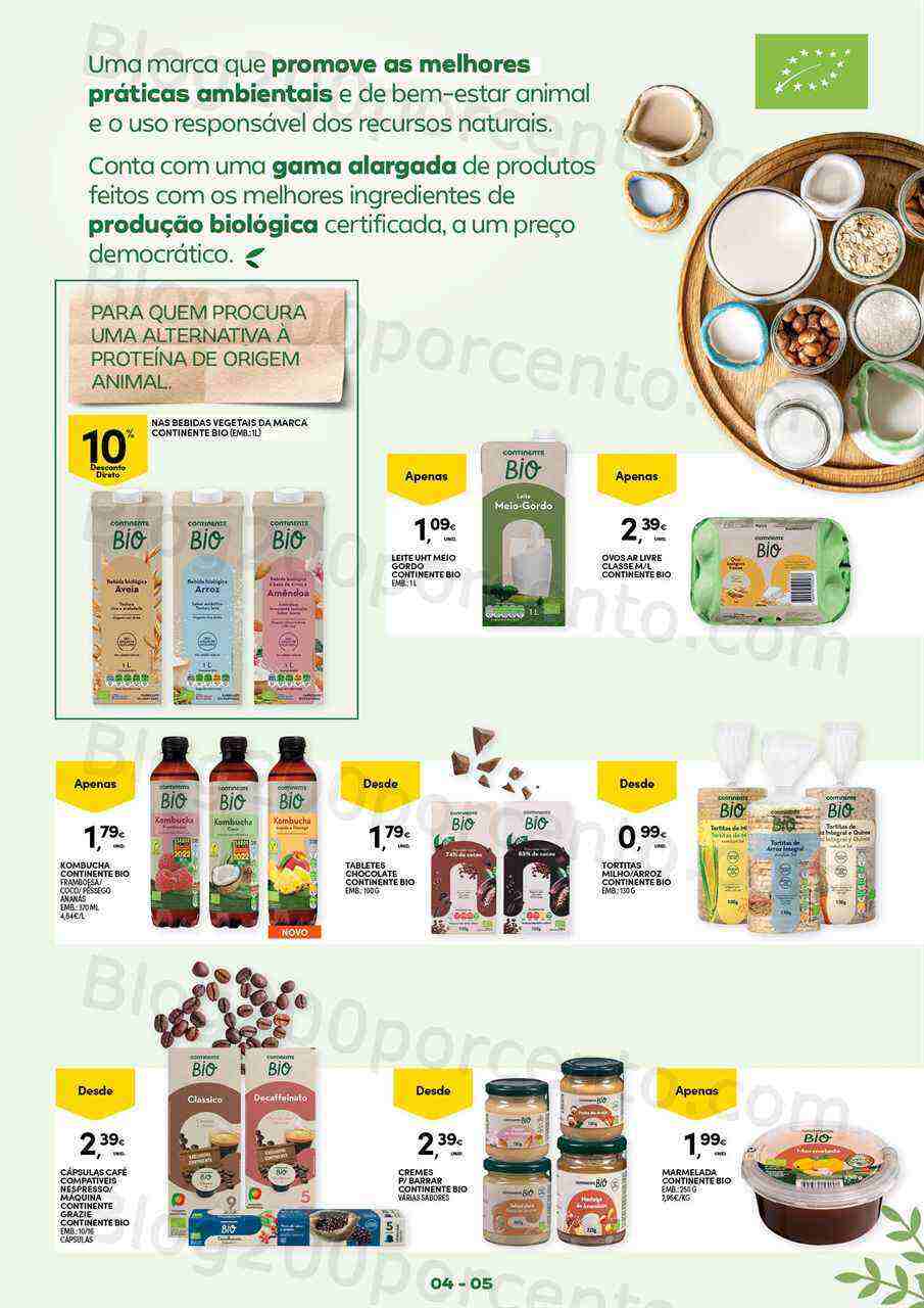 Antevisão Folheto CONTINENTE Bio e Eco Promoções de 14 a 19 março