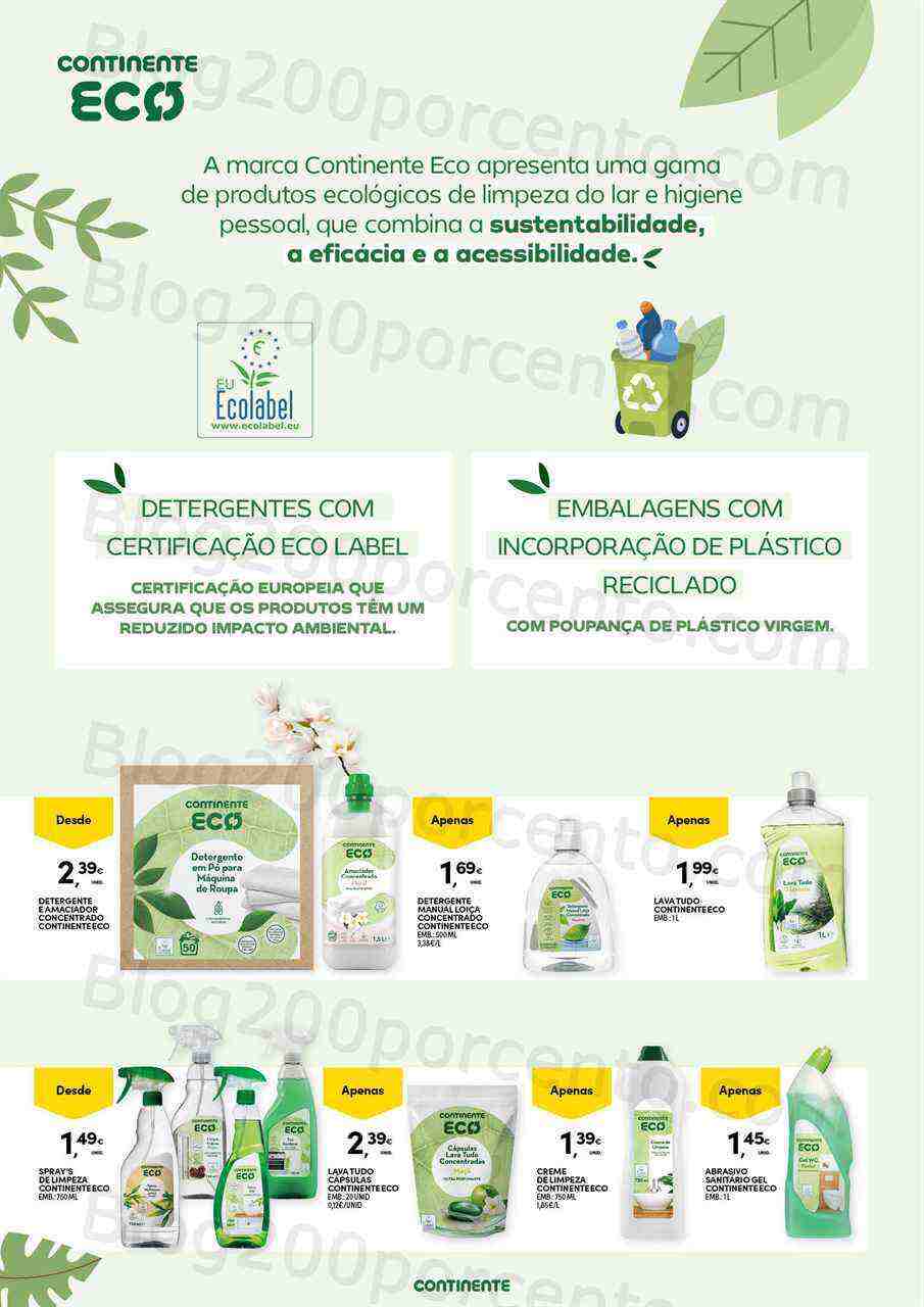Antevisão Folheto CONTINENTE Bio e Eco Promoções de 14 a 19 março