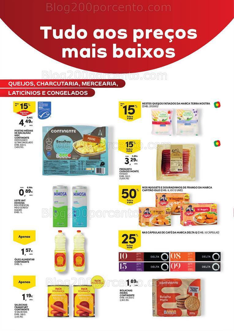 Antevisão Folheto CONTINENTE Aberturas Delães Promoções de 8 a 12 fevereiro