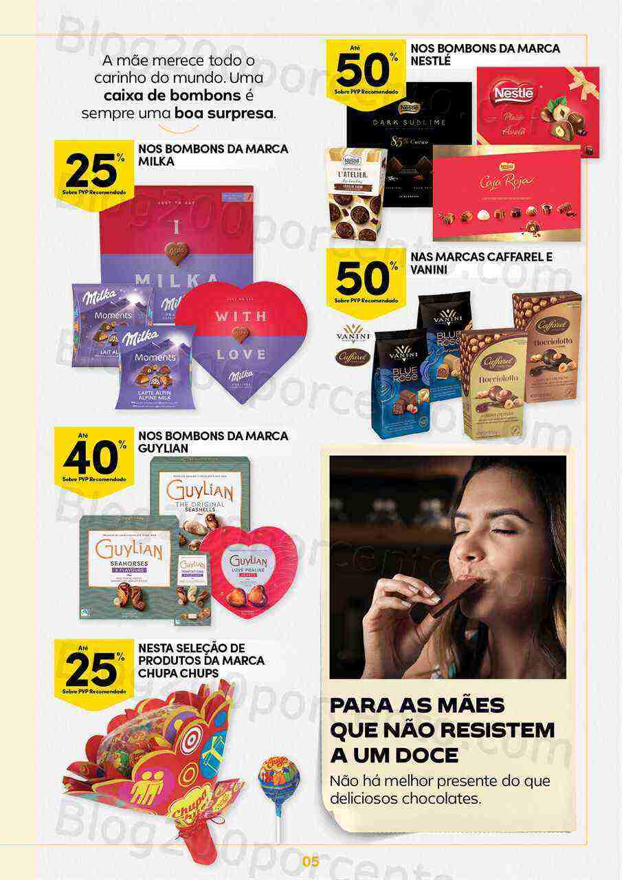 Antevisão Folheto CONTINENTE Dia da Mãe Promoções de 25 abril a 7 maio