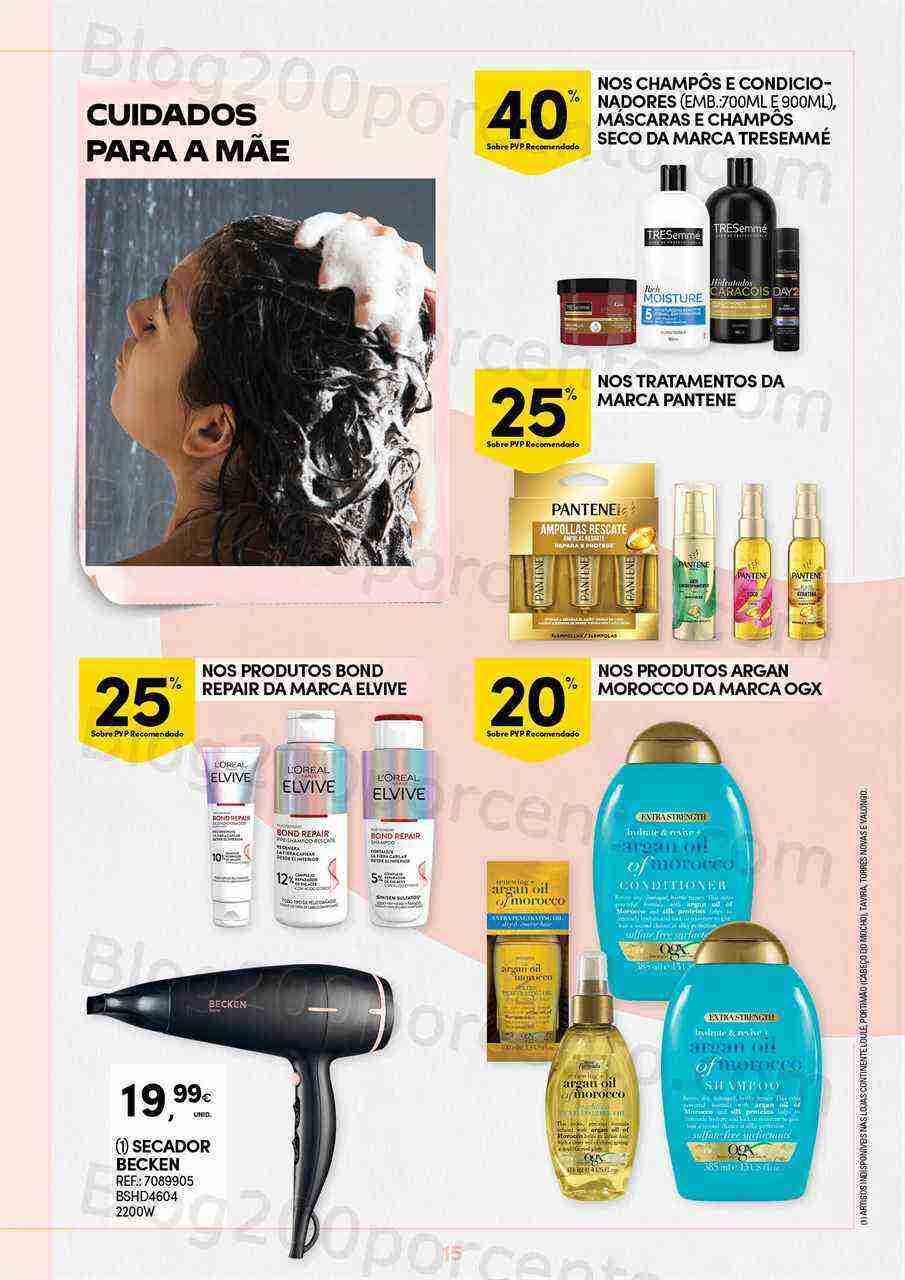 Antevisão Folheto CONTINENTE Dia da Mãe Promoções de 25 abril a 7 maio