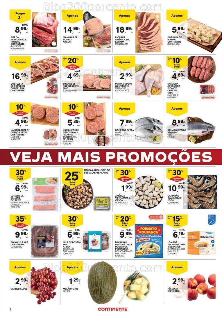 Antevisão Folheto CONTINENTE Promoções Fim de Semana - 14 a 17 junho