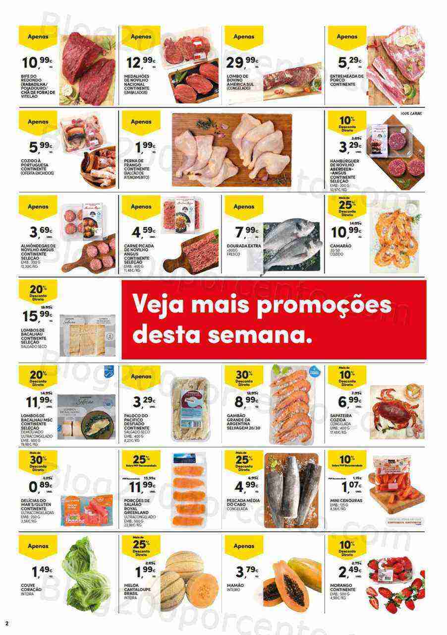 Antevisão Folheto CONTINENTE Promoções Fim de Semana - 17 a 20 março